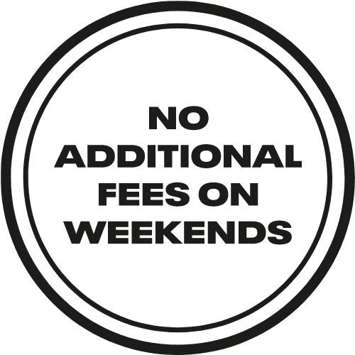 Ei toimistomaksua banneri ENG